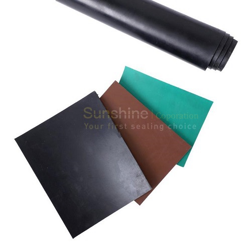 75 Orilla A Negro FKM Viton Rubber Gasket Sheets