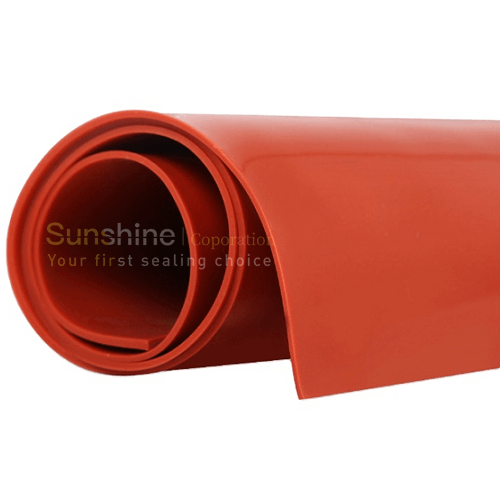 Commercial Grade Rojo Silicone Rubber Gasket Sheets