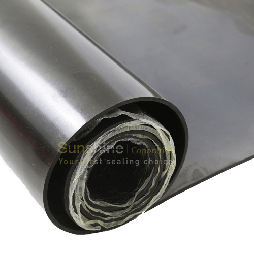 Negro Hypalon Rubber Sheet