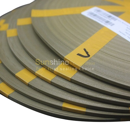 Green Color Bronze Filled PTFE Teflon Wear Strip China