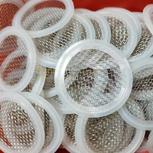 Silicone Tri sanitario-clamp Screen Gaskets