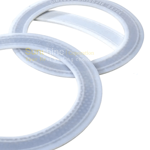 Junta de PTFE con núcleo de acero inoxidable 304